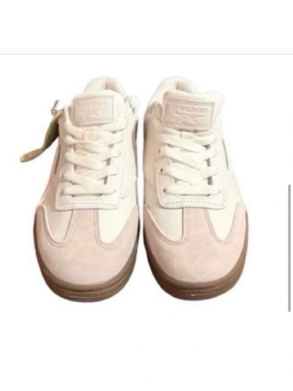 🆕- Reebok Forte Lounger Double Up Sneaker in Blush/ Off White. Size: 8.5